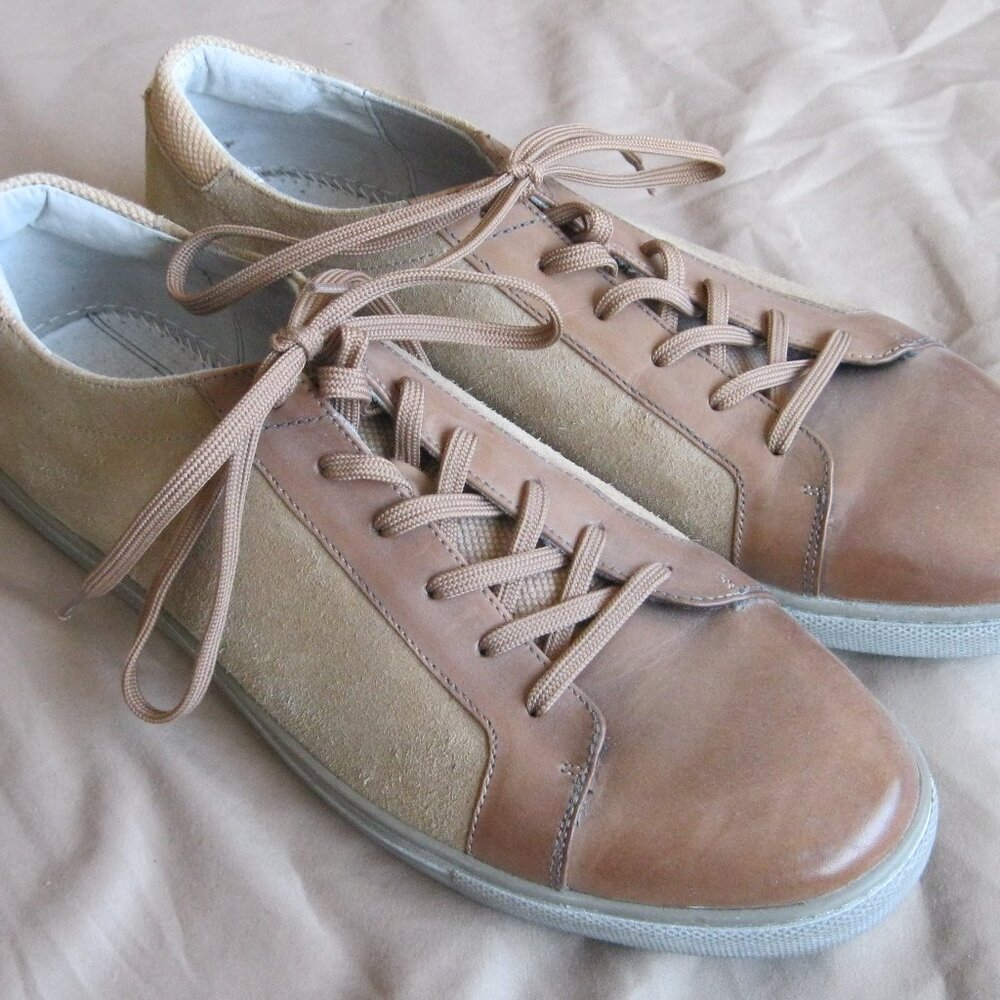 Kenneth Cole men's leather and suede sneakers US size 12 NEW